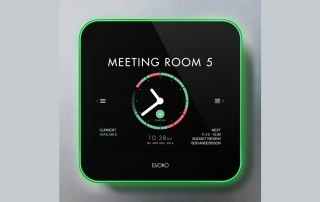 Evoko Liso meeting room manager in UAE